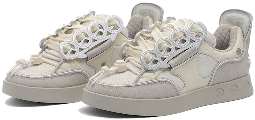 Li-Ning 1990 Low 'Comfort Trendy Heterochromia Yellow Grey' ALHS021-1 Lookbook Li-Ning 1990 Low 'Comfort Trendy Heterochromia Yellow Grey' ALHS021-1