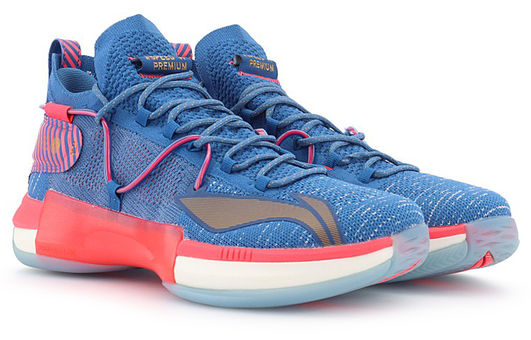 Lookbook 李寧6ローカット 赤/青 ABAP071-1