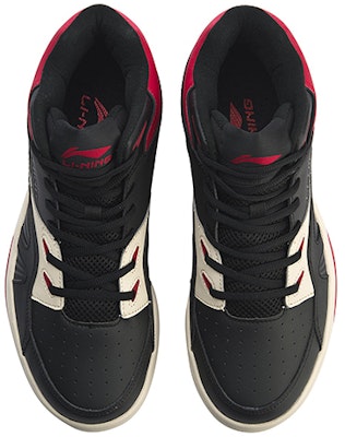 Li-Ning 937 LTE 'Black Red High-Top Retro' AGBP035-3 Shop Li-Ning 937 LTE 'Black Red High-Top Retro' AGBP035-3