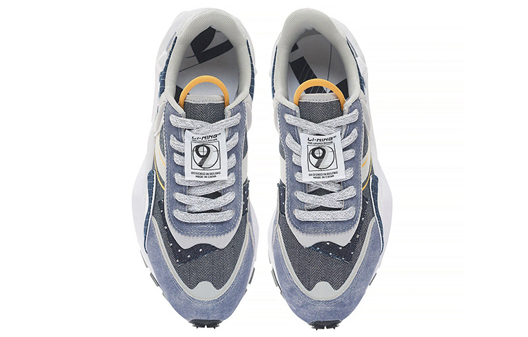 Shop 李宁方圆永恒「蓝灰」 AZGS079-1