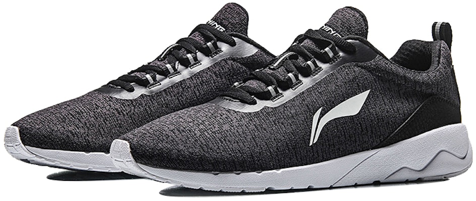 Li-Ning 'Black Breathable Knit Running' ARJN005-4 Lookbook Li-Ning 'Black Breathable Knit Running' ARJN005-4