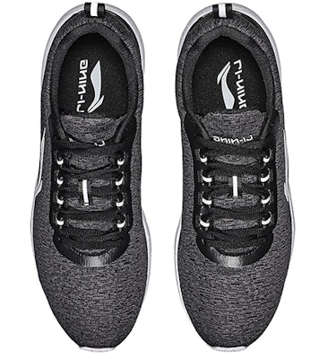 Li-Ning 'Sepatu Lari Rajutan Hitam Bernapas' ARJN005-4 Shop Li-Ning 'Sepatu Lari Rajutan Hitam Bernapas' ARJN005-4
