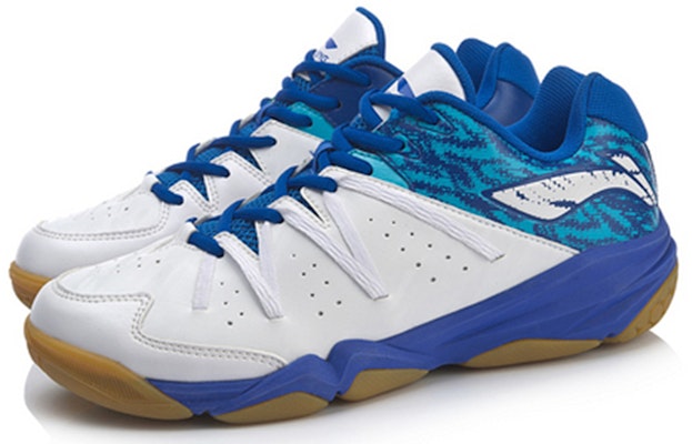 LiNing李寧 多維加速度19V2 緩衝支撐 羽球訓練鞋 藍白 Lookbook LiNing李寧 多維加速度19V2 緩衝支撐 羽球訓練鞋 藍白