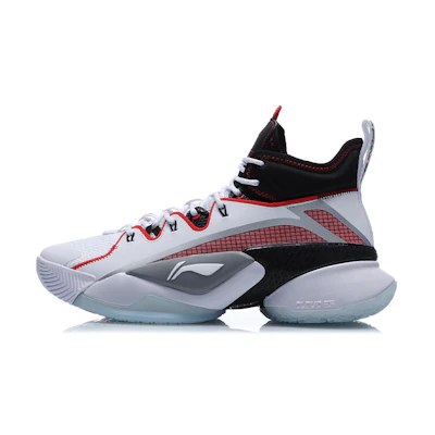 Li-Ning Air Raid 7 PRM High Basketball Shoes 'White Black Red'