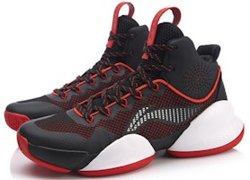 Li-Ning Airstrike 5 High-Top Hitam/Merah ABAN045-4 Lookbook Li-Ning Airstrike 5 High-Top Hitam/Merah ABAN045-4