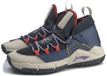 李宁全天5号中帮'黑蓝灰' ABPQ015-6 Lookbook 李宁全天5号中帮'黑蓝灰' ABPQ015-6