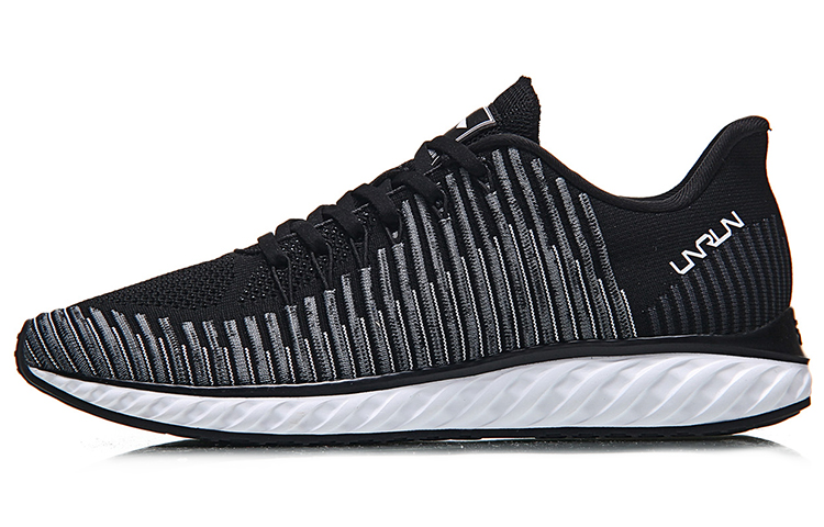 Li-Ning All Guard Shock-Absorbing Running Shoe 'Black Grey' ARHN195-4