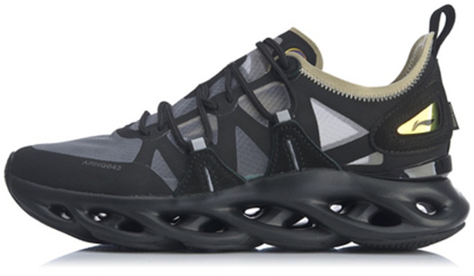 LiNing李寧 弧 防滑耐磨 低筒 跑步鞋 男女同款 黑色 Buy LiNing李寧 弧 防滑耐磨 低筒 跑步鞋 男女同款 黑色