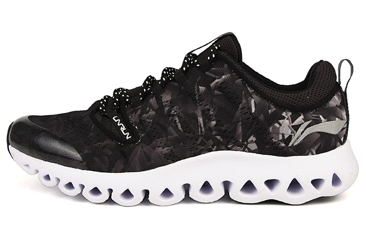 Li-Ning Arc 'CMFT Slip-Resistant Shock-Absorbing Low-Top Running Black'