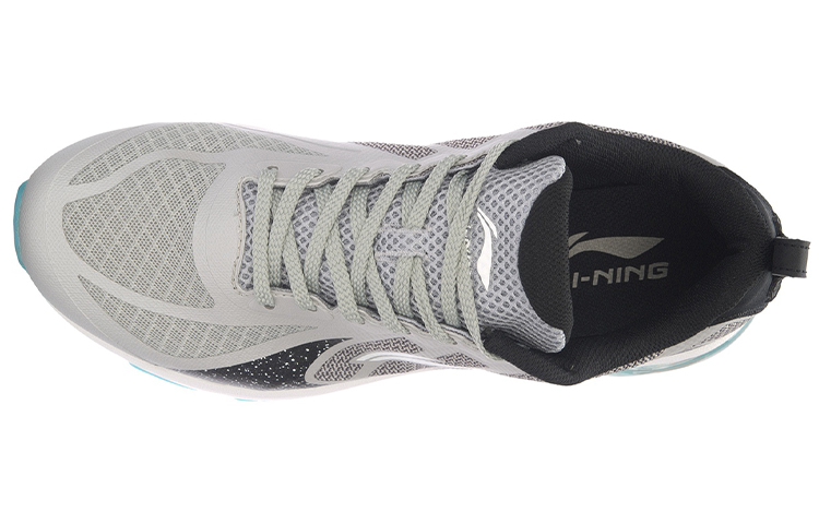 Lookbook LiNing李寧 飛躍 半掌氣墊弧透氣跑步鞋 灰黑