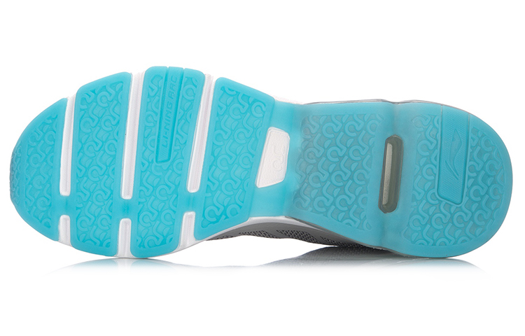 Purchase LiNing李寧 飛躍 半掌氣墊弧透氣跑步鞋 灰黑