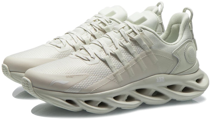 Li-Ning Arc Low Running Shoes 'Pearl White' ARHP245-7 Lookbook Li-Ning Arc Low Running Shoes 'Pearl White' ARHP245-7