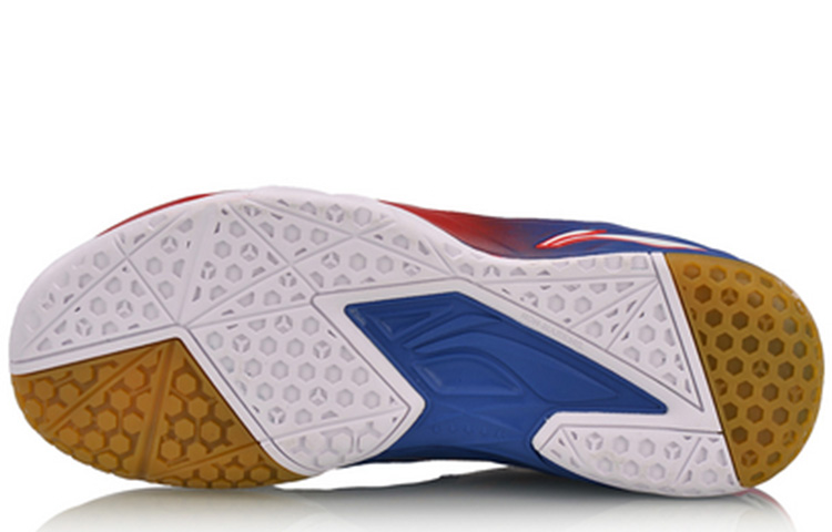 Purchase 李宁铠甲網面耐磨防滑支撐減震透氣防扭轉羽毛球訓練鞋 法瓷藍