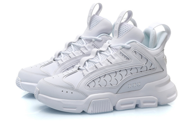 Lookbook LiNing李宁 漢甲 國家寶藏 減震防滑耐磨 中幫 籃球鞋 白色 #送禮推薦