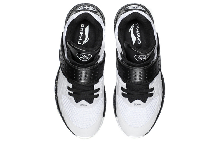 Shop LiNing 李寧 戰鎧 專業比賽 低幫 籃球鞋 男女同款 黑白