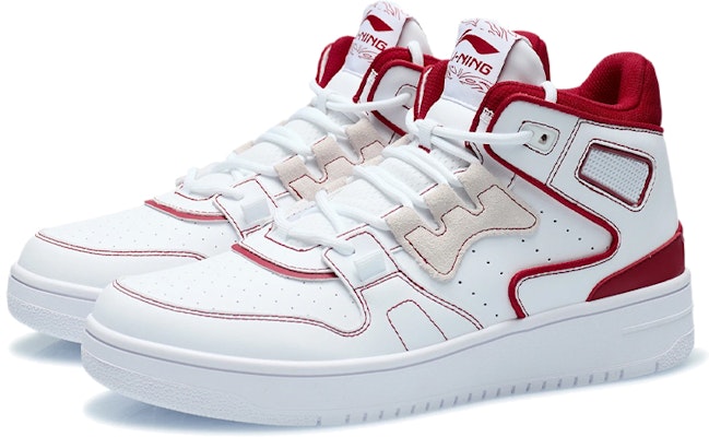 Li-Ning Attack 2020 'White Red' AGBQ111-5 Lookbook Li-Ning Attack 2020 'White Red' AGBQ111-5