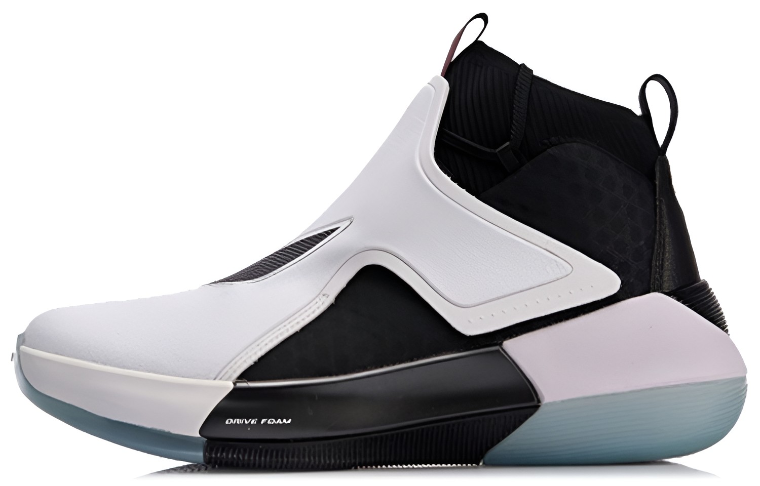 Buy 李宁 驭帅12 正品 新款12 减震防滑耐磨 高帮 实战籃球鞋 黑白