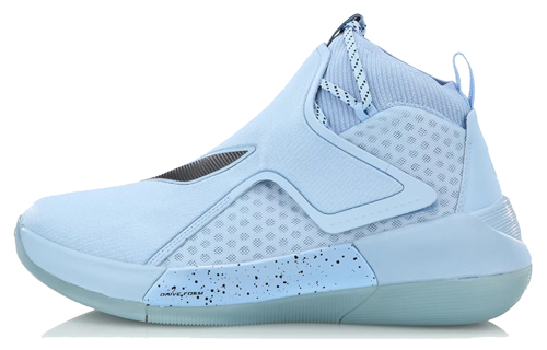 Li-Ning Authentic New Style 12 High-Top Basketball Shoe 'Aurora Blue' ABAN025-4