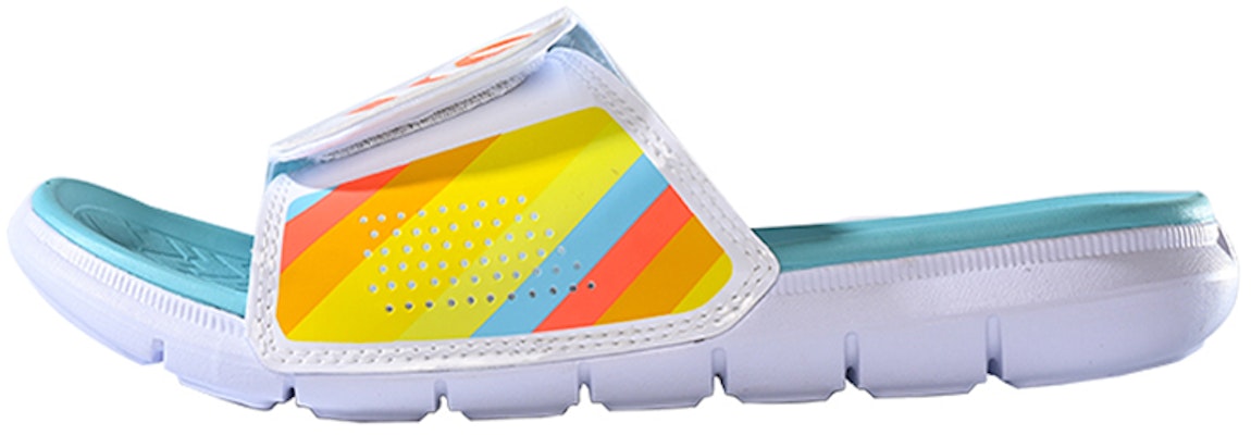 Li-Ning 1 Badfive Basketball Slides 'Blue Multi' ABTR007-1 Buy Li-Ning 1 Badfive Basketball Slides 'Blue Multi' ABTR007-1