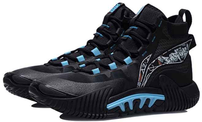 Li-Ning Badfive 2 High 'Hitam Biru' ABFR001-1 Lookbook Li-Ning Badfive 2 High 'Hitam Biru' ABFR001-1