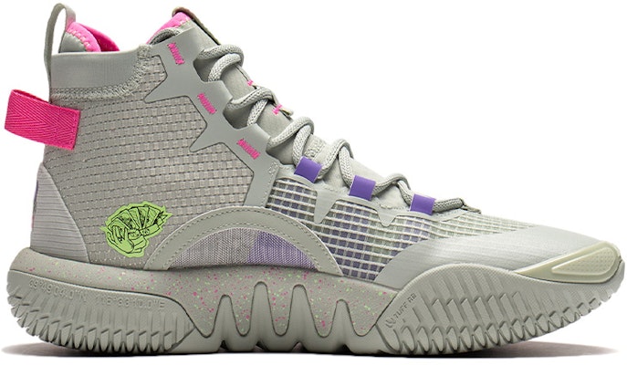 Li-Ning BadFive 2 High 'Grey Purple Green' ABFR001-15 Order Li-Ning BadFive 2 High 'Grey Purple Green' ABFR001-15