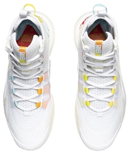 李宁 BADFIVE 2 高帮 '白色彩虹' ABFR001-3 Shop 李宁 BADFIVE 2 高帮 '白色彩虹' ABFR001-3