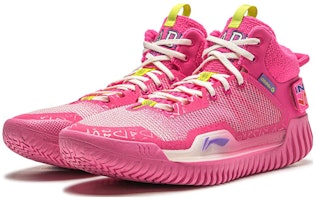 LiNing李寧 反伍3 回彈輕便潮流舒適 減震防滑 低幫 籃球鞋 男款 粉色 Lookbook LiNing李寧 反伍3 回彈輕便潮流舒適 減震防滑 低幫 籃球鞋 男款 粉色