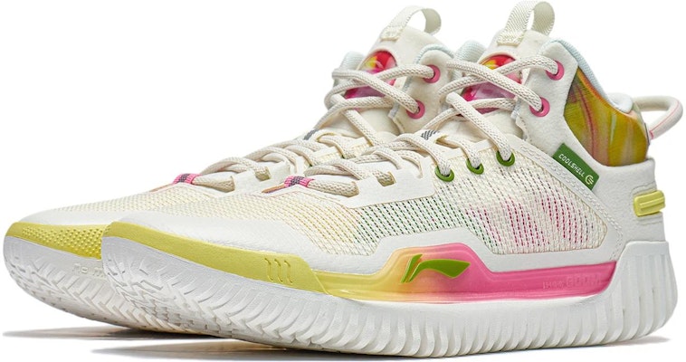 Li-Ning BadFive 3 'Blanco Amarillo Rosa' ABFT005-8 Lookbook Li-Ning BadFive 3 'Blanco Amarillo Rosa' ABFT005-8