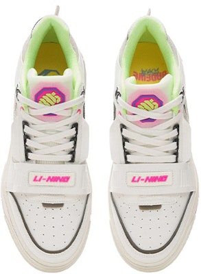 Li-Ning BadFive Rookie 'White Pink' ABCS023-1 Shop Li-Ning BadFive Rookie 'White Pink' ABCS023-1