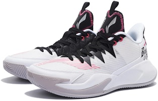 LiNing李寧 暴風 Low 防滑耐磨 低筒 籃球鞋 白粉 Lookbook LiNing李寧 暴風 Low 防滑耐磨 低筒 籃球鞋 白粉