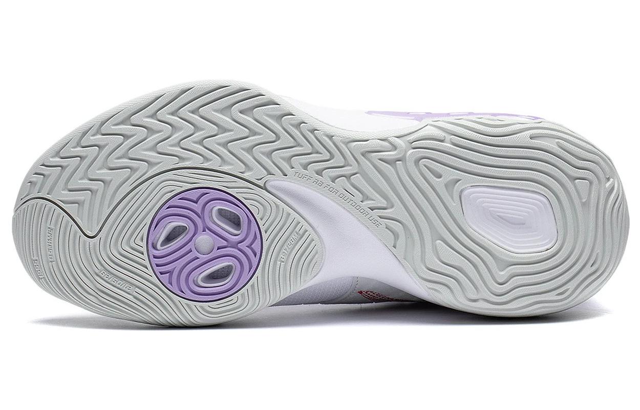 Purchase LiNing李寧 反伍BADFIVE 暴風V2 減震耐磨防滑回彈 中筒 籃球鞋 白紫