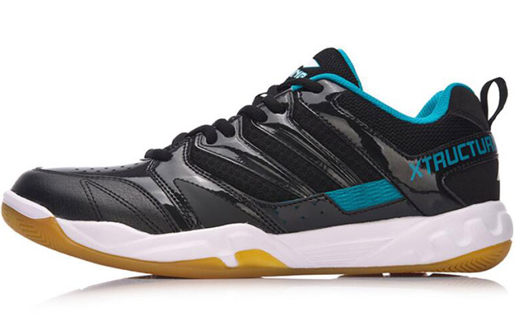 Buy 李寧バドミントンシューズ 黒青 AYTN025-3