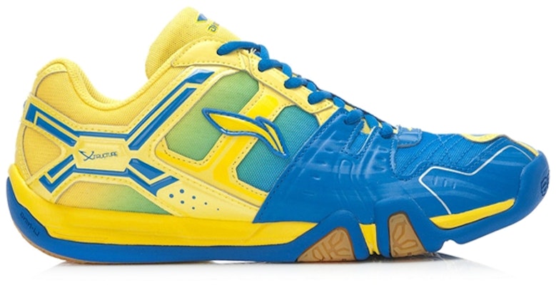 Kasut Badminton Li-Ning 'Kuning-Biru' AYTK007-2 Order Kasut Badminton Li-Ning 'Kuning-Biru' AYTK007-2
