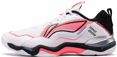 Li-Ning Badminton Shoes Low 'White Pink Black' AYZU007-1 Li-Ning Badminton Shoes Low 'White Pink Black' AYZU007-1