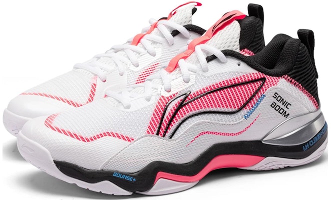 Li-Ning Badminton Shoes Low 'White Pink Black' AYZU007-1 Order Li-Ning Badminton Shoes Low 'White Pink Black' AYZU007-1