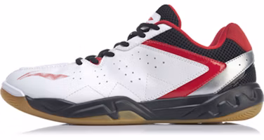 Li-Ning Badminton Training Shoes 'White Red' AYTP061-1 Li-Ning Badminton Training Shoes 'White Red' AYTP061-1