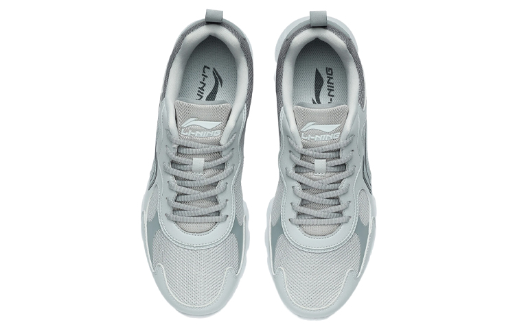 Li-Ning Basic Running Shoes 'Grey White' 圖 4