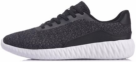 Li-Ning Basic Walker 'Urban Lightweight Low-Top Running Black and White' AGGP001-1 Li-Ning Basic Walker 'Urban Lightweight Low-Top Running Black and White' AGGP001-1