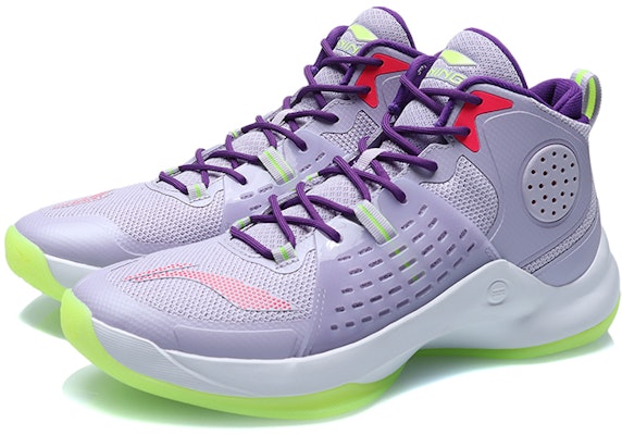 Li-Ning Basketball Casual Shoes 'Purple Green' ABAR065-3 Lookbook Li-Ning Basketball Casual Shoes 'Purple Green' ABAR065-3