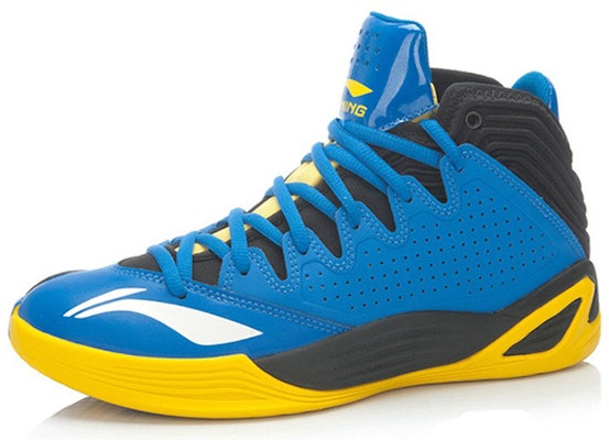 Li-Ning Sepatu Basket Tinggi 'Hitam Biru' ABFK001-5 Lookbook Li-Ning Sepatu Basket Tinggi 'Hitam Biru' ABFK001-5