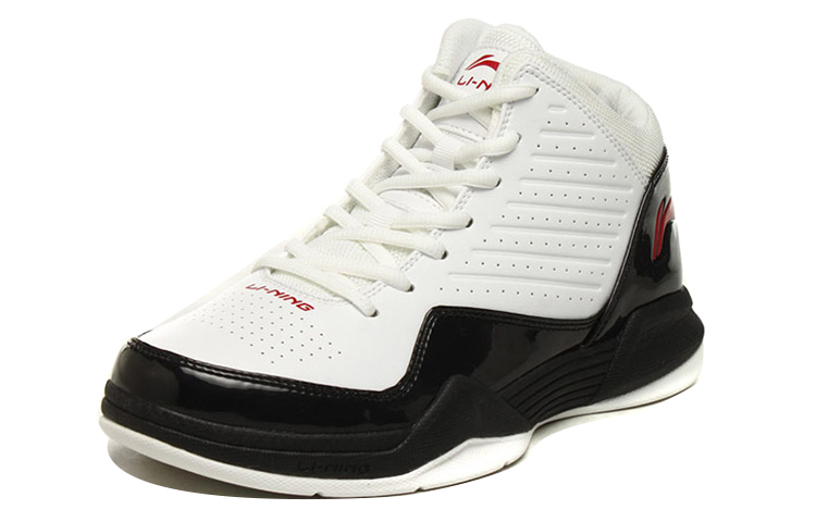 Li-Ning Basketball Shoes 'Black White Red' 圖 2