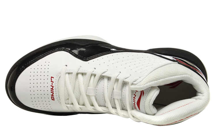 Li-Ning Basketball Shoes 'Black White Red' 圖 4