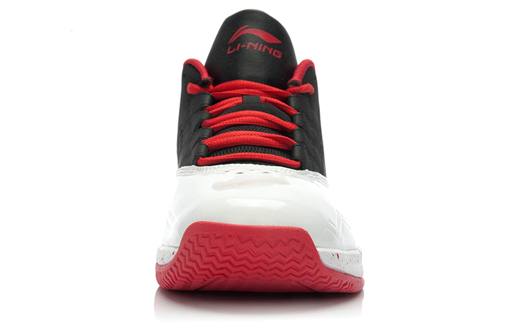 Li-Ning Basketball Shoes 'Black White Red' 圖 4
