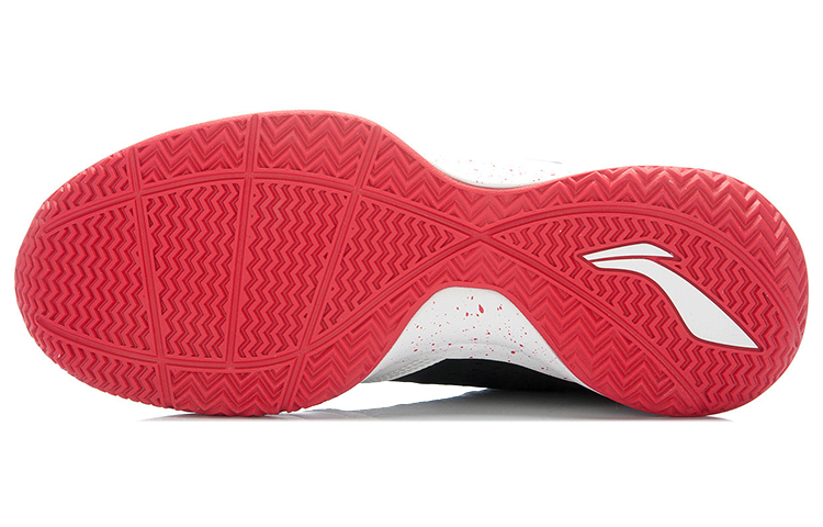 Li-Ning Basketball Shoes 'Black White Red' 圖 5