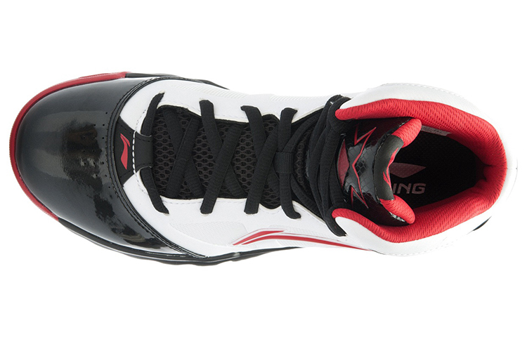 Li-Ning Basketball Shoes 'Black White Red' 圖 4