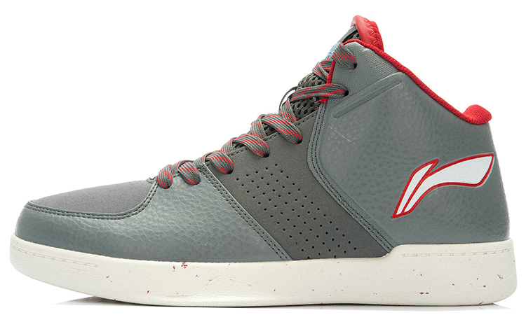 Li-Ning Basketball Shoes 'Grey Red Blue' ABCK019-3