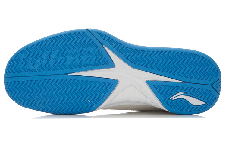Li-Ning Basketball Shoes 'White Blue' 圖 5