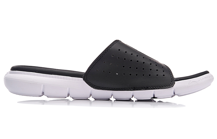 Order Li-Ning Wade Lifestyle Slides 'Hitam Putih' ABTN003-3