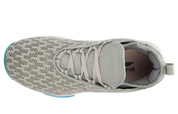 Shop LiNing李寧 防滑耐磨實戰籃球鞋 灰藍