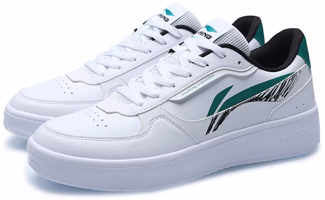 Li-Ning Classic Leisure 'White Green' AGCR197-3 Lookbook Li-Ning Classic Leisure 'White Green' AGCR197-3